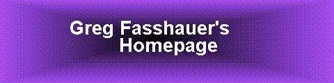 Greg Fasshauer's Home Page